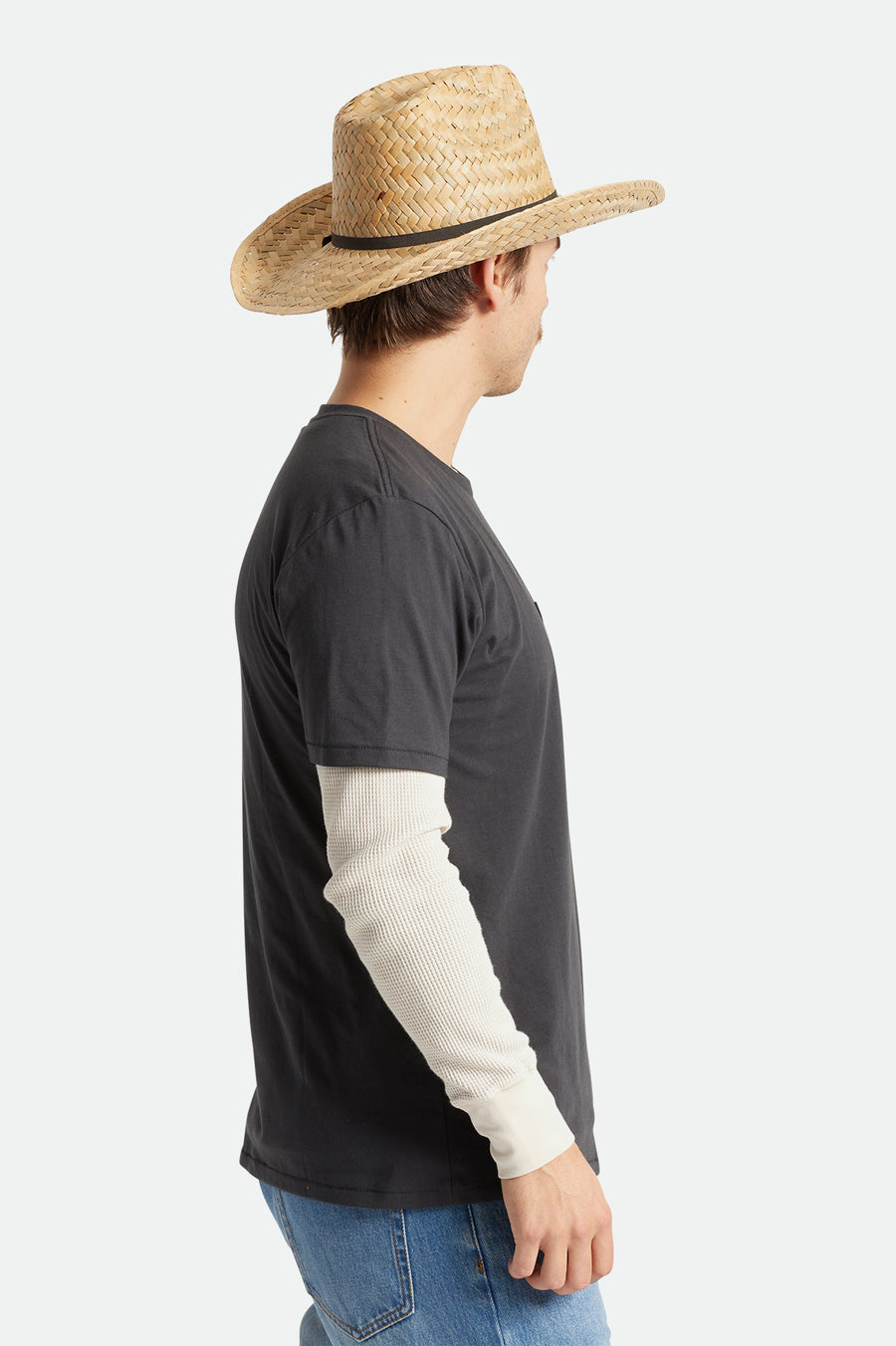 BRIXTON HOUSTON STRAW COWBOY HAT